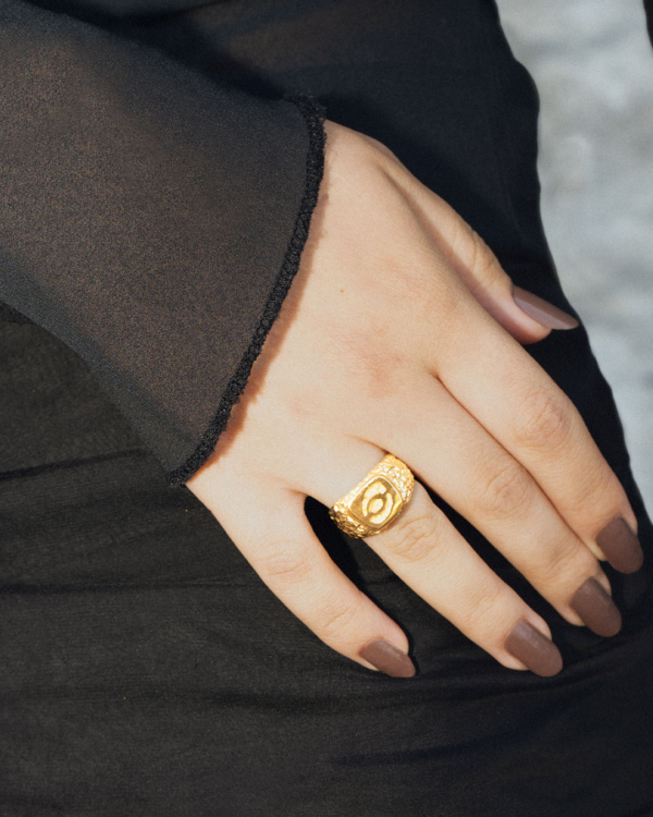 Grande Chevalière ÉROSION Or