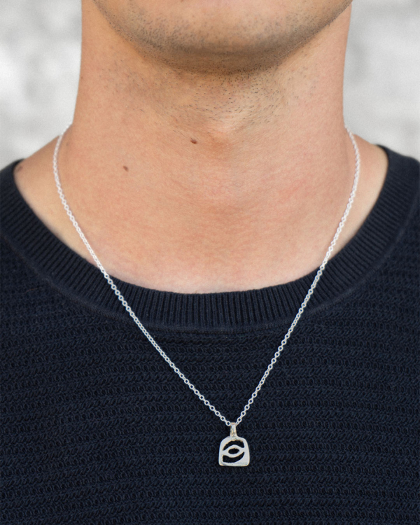 Petit Pendentif ÉROSION Argent