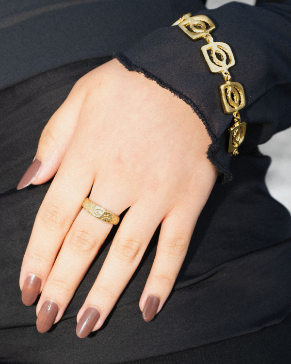 Petite Chevalière ÉROSION Or