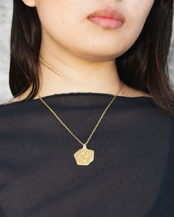 Pendentif Écu ÉROSION Or