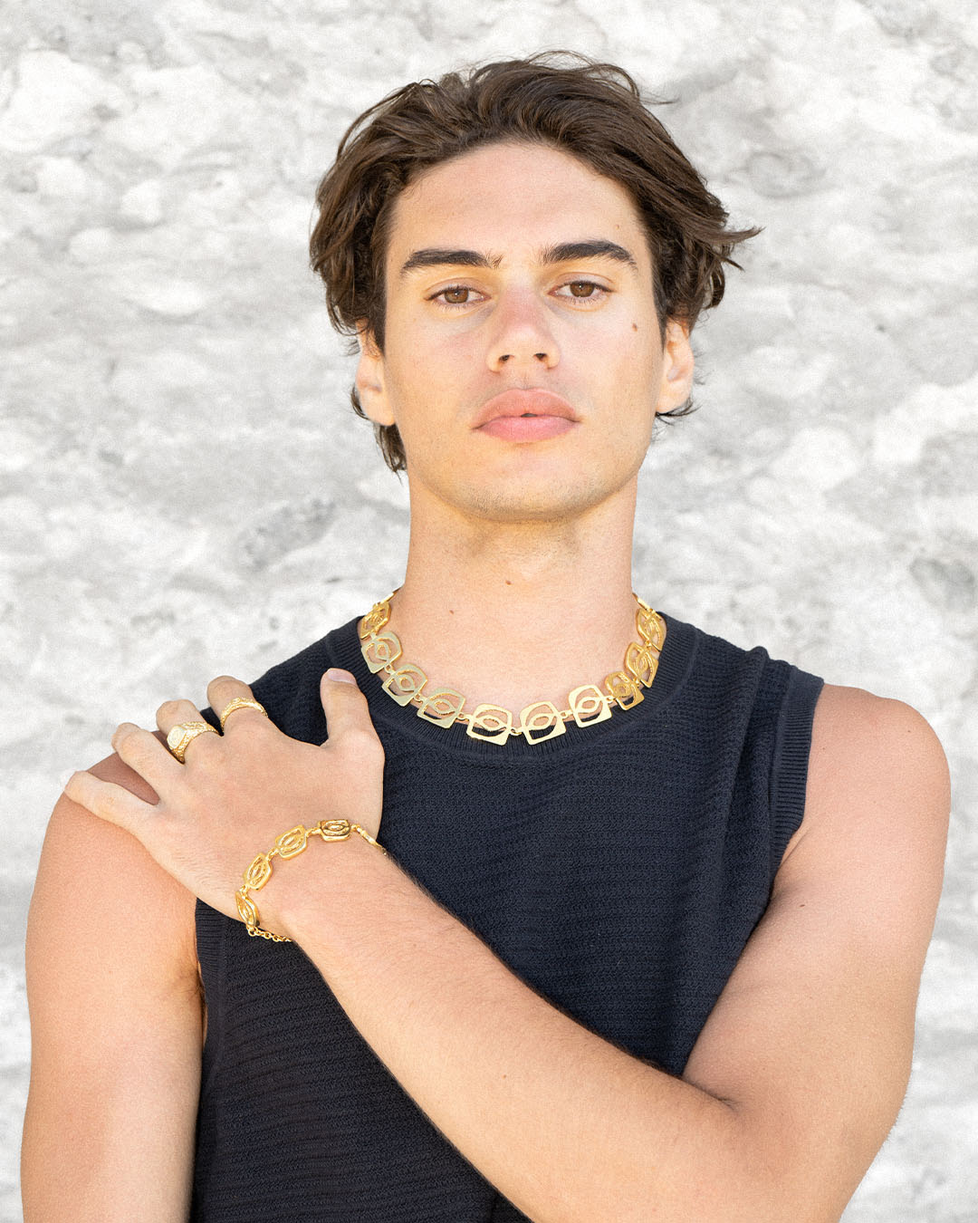 Collier Maillons ÉROSION Or