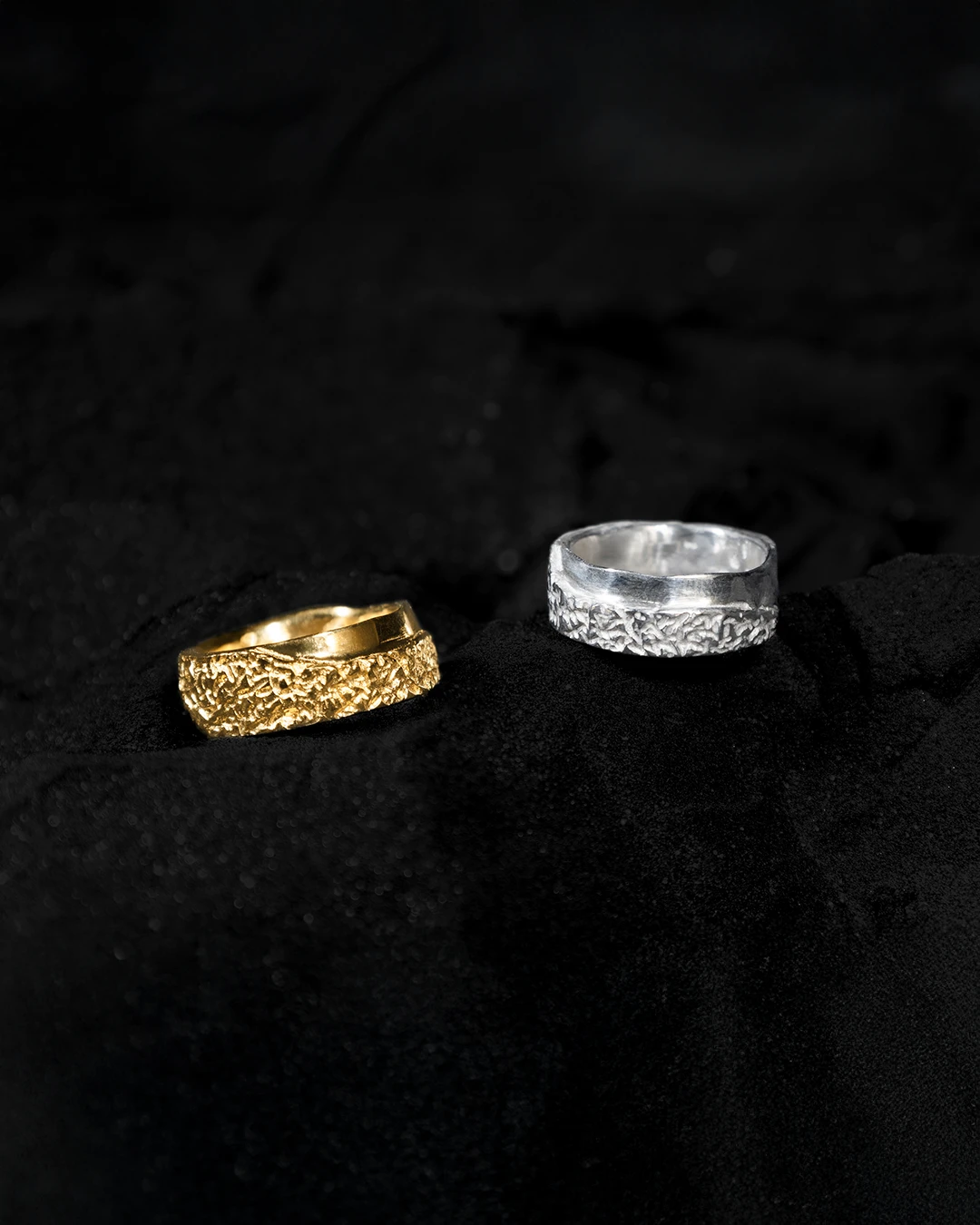 Bague Fossile ÉROSION Or – Image 4