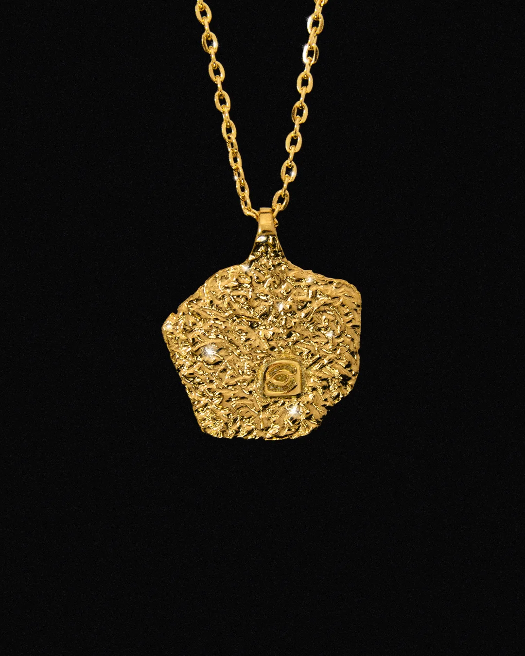 Pendentif Écu ÉROSION Or